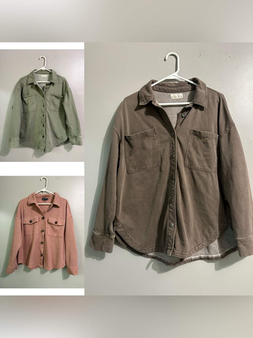 Lot of 3 women’s Shackets